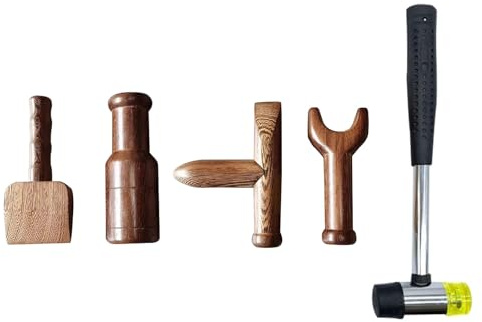 Fisioterapia quiropráctica,juego de herramientas de masaje quiroprácticov | masaje cómodo, relaja tus músculos(5 pcs)