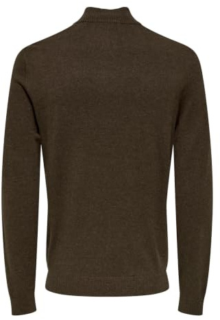 Only & Sons Herren Onsloui Reg 12 Mel Half Zip Knit Noos Onsloui Reg 12 Mel Half Zip Knit Noos (1er Pack)