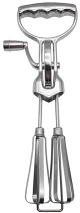 ISTOVO Hand Crank,Handheld Double Stainless Steel Rotary Hand Whip Whisk