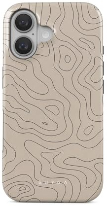 BURGA Handyhülle für iPhone 16 – Unisex Hybrid-Schutzhülle mit stoßdämpfendem TPU & kratzfester Außenschale, erhöhter Displayrand, MagSafe-kompatibel, kabelloses Laden, stylisches Design