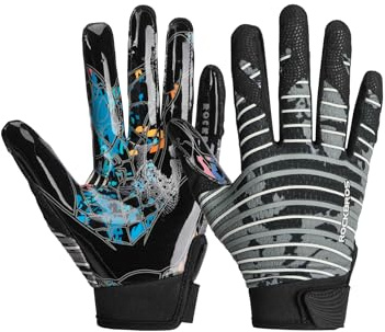 ROCKBROS Guanti da Football Americano per Ricevitore Adulti Antiscivolo