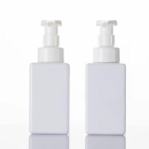 2 PCS-Foaming Soap Dispenser, Hand Soap Dispenser, Refillable Foam Liquid Hand Soap Empty Plastic Pump Bottle Container for Bathroom Vanities, Kitchen Sink, Hospital, Clinic