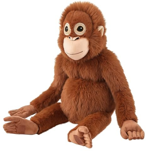 SGZIOO Punch Monkey Plüschtier, 66cm AFFE Kuscheltier, Stofftier aus Weichem Plüsc für Jungen, Mädchen und Kinder, Großer Orang Utan für Wohndekoration, Waschbar und Kindersicher