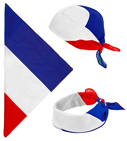 W WIDMANN MILANO Party Fashion - Bandana, 55 x 55 cm, foulard, écharpe, accessoire pour costumes