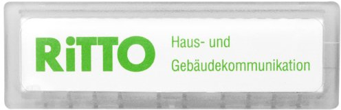 Ritto 1228050 Namensschild für Briefklappe Bk Vista