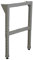 ADB Werkbankfuß höhenverstellbar, Vierkantrohr 50x50x2 mm, pulverbeschichtet, für Werkbänke mit Tiefe 700 mm, inkl. Montagematerial und Bodengleiter