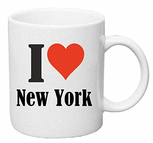 Tasse de Café Tasse à Thé … Coffee Mug I Love New York Hauteur 9 cm de Diamètre 8 cm Volume 330 ml Le pour leur Partenaire - Collègue - Amis