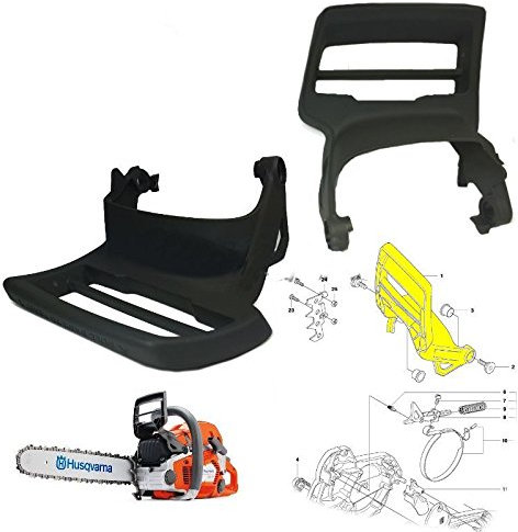 525250602 Ensamblaje de manija de freno de cadena de motosierra, compatible con 562XP