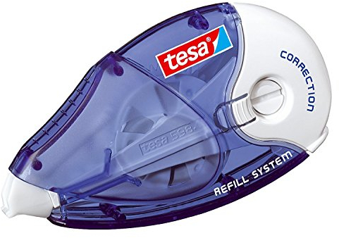 tesa 3 Stück Inlineskate Korrekturroller 4,2 mm x 14 m wiederaufladbar