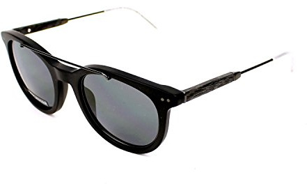 Tommy Hilfiger Herren TH 1348/S 8A JU4 49 Sonnenbrille, Schwarz (Black Wood/Grey)