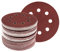 120 Sheets Velcro Orbital Sanding Discs Diameter 125 mm + 1 Sheet 8-Punch Grain Mixed, 20 Sheets Each of K40/K60/K80/K120/K180/K240 Grit