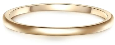 GLANZSTÜCKE MÜNCHEN Damen-Ring Sterling Silber gelbvergoldet - Goldring Steckring Vorsteckring Stapelring