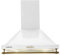 KLARSTEIN Montblanc 60 - Hotte cuisine sans evacuation, Hotte pas cher, extraction/circulation, 3 niveaux, max. 610 m³/h, fixation murale, filtre à graisse aluminium - blanc