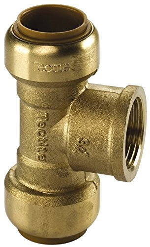 10 Stk. Kupfer Steckfitting Tectite T-Stück Mittelgang IG 15 x Rp1/2 Zoll x 15 mm, T130G