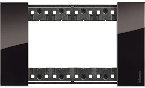 Bticino KA4804DG Living Now - Placca 4 Moduli, Notte, 147.5 x 86 x 20 mm