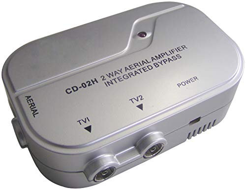 Electrovision Coaxial Signal Booster with 4G Filter (2 Outputs)