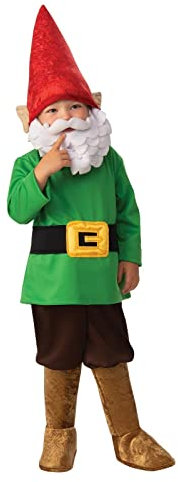 Bristol Novelty 700943S000 Déguisement de nain de jardin, pour enfant, multicolore Halloween