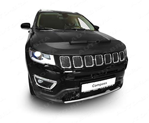 AB3-00399 Auto Bra kompatibel mit JEEP COMPASS seit 2016 Haubenbra Steinschlagschutz Tuning Bonnet Bra