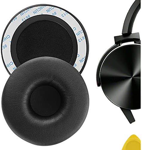 Geekria QuickFit Ersatz-Ohrpolster für Sony MDR-XB 450/ 450AP/ 550AP/ 650BT, WH-XB700 Kopfhörer, Reparaturteile, Schwarz