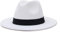 EOZY Fedora Hut Herren Filz Herbst Winter Retro Trilby Bogart Hut Weiß