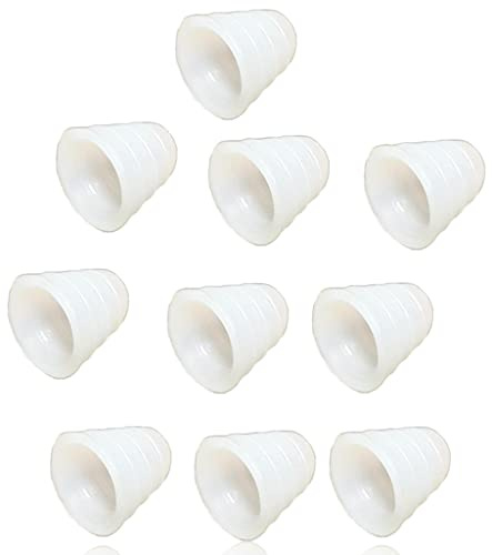 Bayli 10er Set Schlauchdichtungen Shisha | Universal Dichtung für Wasserpfeife Schläuche | Shishaschlauch Gummidichtung | Transparent | Silikon Schlauchdichtung | Ersatzdichtung für Silikonschlauch