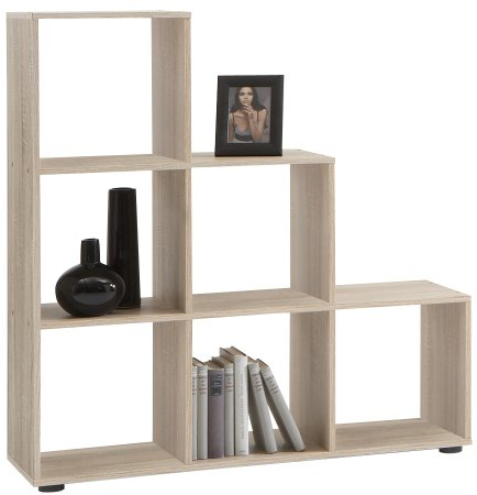 FMD furniture Raumteiler, Spanplatte, Eiche NB, ca. 104,5x108x33 cm
