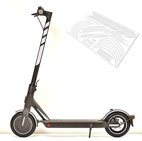 m2medien Aufkleber-Set (30-teilig) Sticker-Set auf 35x24cm Bogen geeignet für Xiaomi Mi Scooter 1S Pro 2 E-Scooter