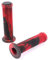 KHE Acme 2TONE BMX Griffe 130mm mit Flange schwarz rot Lamellen MTB Scooter Paar