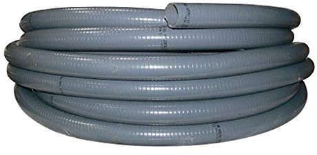 Couronne Rouleau 5M Tuyau PVC Gris Pression Souple à coller Ø 63mm diamètre/Bassins et Piscines