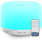 TENEVEAMO 500ML Aroma Diffuser, BPA-frei Ultraschall Luftbefeuchter mit Fernbedienung und 7 Farbwechselbares LED-Licht, Weiß