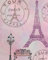 Eiffel Tower Lined Notebook: Pink Purple Rainbow Girly Notebook for Women | Inspirational Journal For NoteTaking | Blank Lined Note Book For Affirmations | Aesthetic pink notebook for journaling