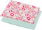 1buy3 Duo-Set Jersey Stoff Gemustert zum nähen | 92% Baumwolle, 8% Elasthan | Kinderstoff | Baumwolljersey | Muster: Obst Rosa + Pastellgrün |2 x 50cm x 160cm | Grundpreis je m² = 9,36