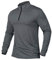 CARWORNIC Men's Sports tops 1/4 Zip Long Sleeve Gym Running T-Shirts Quick-Dry Golf Tops Outdoor Fishing Hiking Polo Shirts Lightweight Pullover Tops Breathable Spring Workout Athletic Shirts