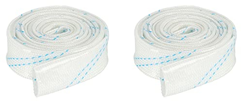 sourcing map Fiberglass Heat Shield Sleeve 1m x 10mm Insulation Protect Sleeving Pipe for Cable Wire Wrap, Pack of 2
