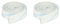 sourcing map Fiberglass Heat Shield Sleeve 1m x 10mm Insulation Protect Sleeving Pipe for Cable Wire Wrap, Pack of 2