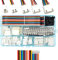elechawk Connecteurs 2,54 mm Prise Pin Header et Câbles Ruban Kit Compatible avec Connecteur JST-XH 2/3/4/5/6/7/8 Boîtier Mâle Pin