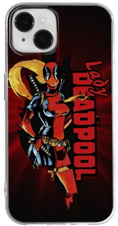 ERT GROUP mobile phone case for Apple Iphone 14 PLUS original and officially Licensed Marvel pattern Deadpool 009 optimally adapted to the shape of the mobile phone, case made of TPU