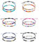 HENGBIRD 12 Stück Boho Armbänder Geflochten,Surfer Fußkettchen Armbänder,Freundschaftsarmbänder Verstellbar Gewebte,Beach Armbänder Fußkettchen mit Perlen Damen Mädchen Strand Accessoires Handmade