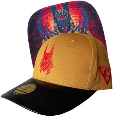 Capiche [99+ Designs] Gelber Kinder Baseballhut, Anubis Child, Cappy Kinder Jungen, Snapback Cap, Ägyptischer Gott, Pharao, Mumie, Pyramiden, Metallvisier, Verstellbarer Riemen