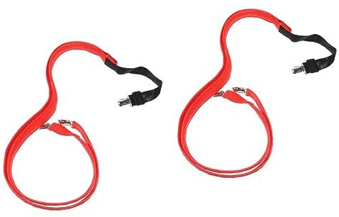 GALPADA 2 Stk Leuchtender Riemen Led Verstellbarer Hosenträger Gerade Clip-hosenträger Urlaubs-cosplay-accessoires Led-beleuchteter Hosengürtel Schleife Gurt Fräulein Erwachsener