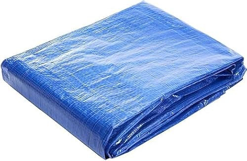 Keroppa, Lona Impermeable para Jardín, Toldo Reforzado para Exterior, Multiusos, Funda Protectora para Piscina, Toldo, Vehículos, Muebles (Azul, 5x8 m (40 m2))