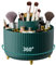 360°Rotating Pen Holder, Desk Organisers with 5 Compartments Pencil Organizer, Art Supply Storage Box Caddy for Home Office Supplies Desktop Tidying and Stationary Storage（Dark Green）