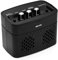 HUIOP AG-05 Amplificatore per chitarra elettrica Bluetooth Amplificatore da 5 Watt Uscita stereo Guadagno di distorsione Controllo del tono Monitoraggio da 3,5 mm Ingresso da 6,35 mm con batteria,ampl