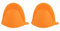 CHEFZOCO Manoplas Guantes Silicona para Horno, Guantes térmicos de Silicona, Mini Manoplas Horno, Manoplas para Airfryer, Manoplas para Barbacoa, Utensilios de Cocina, Silicona, 2 Unidades (Naranja)