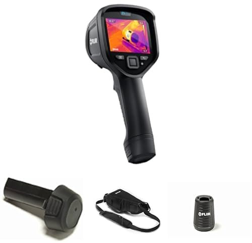 Bundle of FLIR E5 Pro - Commercial Thermal Imaging Camera with Wifi+ FLIR Systems T198530 Battery for FLIR Ex Series + FLIR Carrying Pouch + FLIR Systems T198531 Battery Charger for FLIR Ex Series