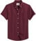 J.VER Men's Short Sleeve Shirts Cotton Smart Casual Regular Fit Non Iron Shirt Wedding Office Work Button Down Oxford Dress Shirt Red 2XL