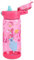 Queenshin Borraccia Bambini Con Cannuccia,Senza BPA,600ML Robusta Durevole Borraccia Principessa Rossa Bambino Senza Perdite,Serrature Di Sicurezza，Portatile Adatto Per La Scuola,Sport e i Viaggi