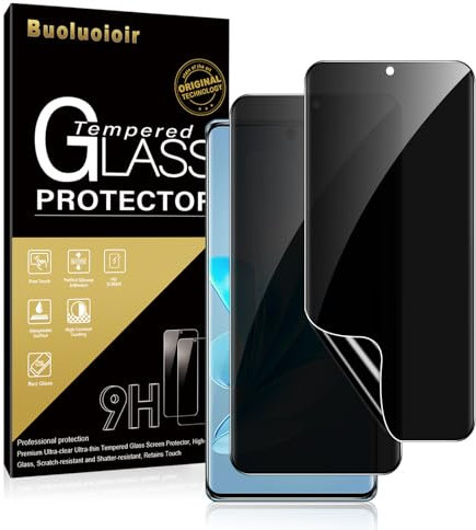 Buoluoioir Sichtschutz Schutzfolie für VIVO V29/V29Lite,2 Stück Privacy Schutzfolie Anti-Spy TPU Folie Displayschutzfolie für VIVO V29/V29Lite 6.78 Blasenfrei,Fingerabdruck-ID Unterstützen