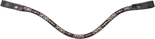 HKM Sparkle Browband White/Rose-Gold Cob
