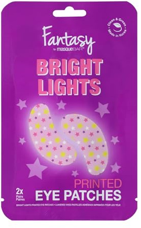 masque BAR Fun Gel Eye Mask Patch Collagen Niacinamide Korean Skincare to Brighten Under Eyes (Bright Lights)